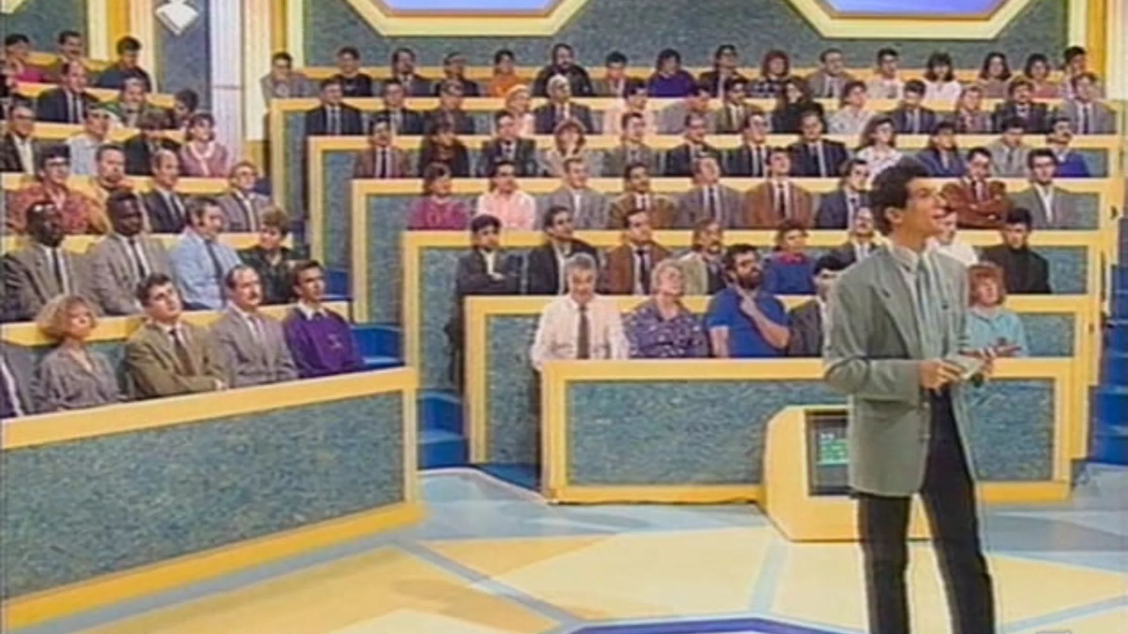 plateau Que le meilleur gagne - La Cinq - Nagui et le public